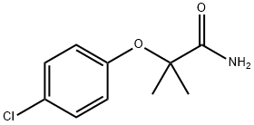 2-(4-氯苯氧基)-2-甲基丙酰胺, 5658-61-7, 结构式