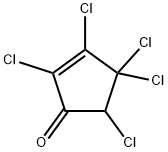 2,3,4,4,5-五氯环戊-2-烯-1-酮, 5659-47-2, 结构式