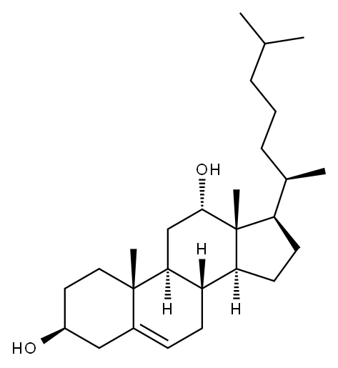 5-cholestene-3 beta,12 alpha-diol Struktur