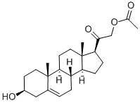 21-乙酰氧基孕烯醇酮, 566-78-9, 结构式