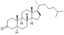 5-Α-胆甾烷-3-酮, 566-88-1, 结构式