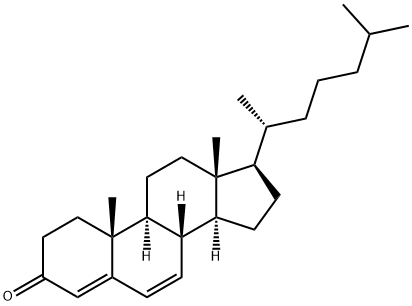 4,6-CHOLESTADIEN-3-ONE, 566-93-8, 结构式