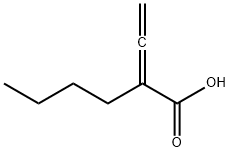 2-ethenylidenehexanoic acid 结构式