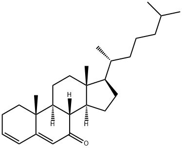 cholesta-3,5-dien-7-one 结构式