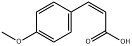 (Z)-4-甲氧基肉桂酸, 5676-64-2, 结构式