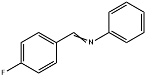 N-(4-氟苯亚甲基)苯胺 结构式