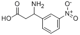 3-氨基-3-(3-硝基苯基)丙酸, 5678-47-7, 结构式