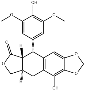 alpha-peltatin, 568-53-6, 结构式