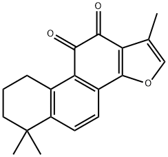 6,7,8,9-テトラヒドロ-1,6,6-トリメチルフェナントロ[1,2-b]フラン-10,11-ジオン 化学構造式