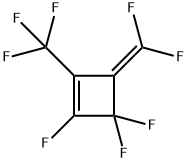 4-(Difluoromethylene)-2,3,3-trifluoro-1-(trifluoromethyl)cyclobutene 结构式