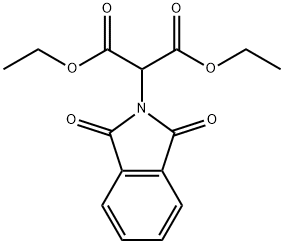 2-邻苯二甲酰亚胺基丙二酸二乙酯 结构式