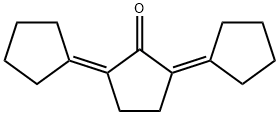 2,5-二亚环戊基环戊酮, 5682-82-6, 结构式