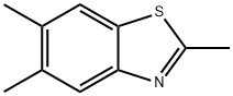 2,5,6-トリメチルベンゾチアゾール 化学構造式