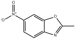 2-甲基-6-硝基苯并恶唑, 5683-43-2, 结构式