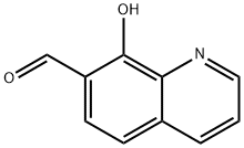8-羟基-7-喹啉甲醛 结构式