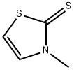2(3H)-Thiazolethione, 3-methyl- 结构式