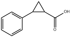 2-苯基环丙烷-1-羧酸, 5685-38-1, 结构式