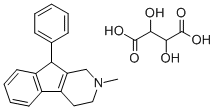 phenindamine tartrate, 569-59-5, 结构式