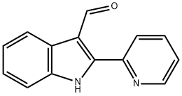2-吡啶-2-基-1H-吲哚-3-甲醛, 5691-08-7, 结构式