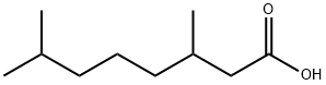 3,7-二甲基辛酸, 5698-27-1, 结构式