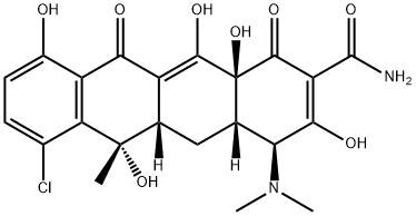 金霉素, 57-62-5, 结构式