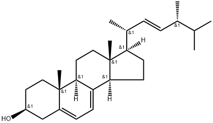 麦角固醇, 57-87-4, 结构式