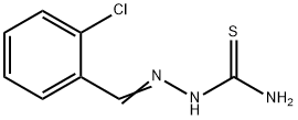 2-CHLOROBENZALDEHYDE THIOSEMICARBAZONE Structure