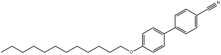 4'-(ドデシルオキシ)ビフェニル-4-カルボニトリル 化学構造式