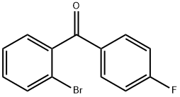(2-溴苯基)(4-氟苯基)甲酮 结构式