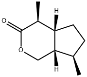 (4S,4aβ,7aβ)-4β,7β-Dimethyloctahydrocyclopenta[c]pyran-3-one 结构式