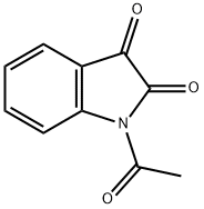 1-乙酰基靛红 结构式