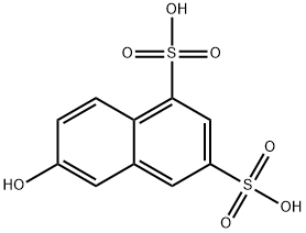 2-Naphthol-5,7-disulfonic acid 结构式