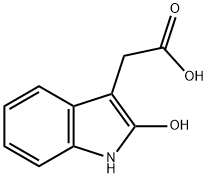 1H-Indole-3-aceticacid,2-hydroxy-(9CI) 结构式