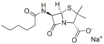 6-六氨基青霉酸钠, 575-47-3, 结构式