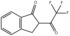 2- (2,2,2-三氟乙酰基) -2,3-二氢-1H-茚-1-酮 结构式