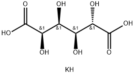 D-葡萄糖二酸单钾盐 结构式