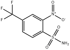2-硝基-4-(三氟甲基)苯-1-磺酰胺, 577-61-7, 结构式