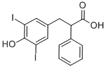 碘阿芬酸, 577-91-3, 结构式