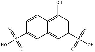 1-萘酚-3,6-二磺酸, 578-85-8, 结构式
