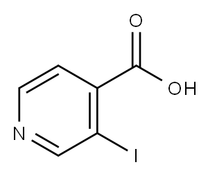 3-碘-4-羧酸嘧啶 结构式