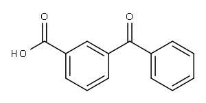 3-苯甲酰苯甲酸, 579-18-0, 结构式