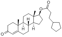 环戊丙酸睾酮, 58-20-8, 结构式