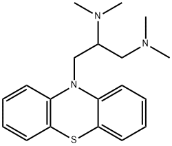 氨丙嗪, 58-37-7, 结构式