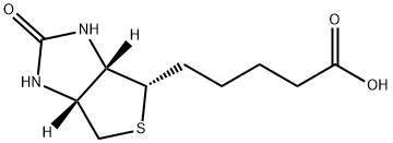 D-生物素, 58-85-5, 结构式