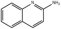 2-氨基喹啉, 580-22-3, 结构式