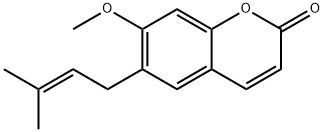 软木花椒素, 581-31-7, 结构式