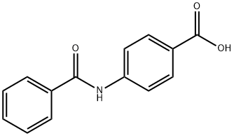 4-苯甲酰氨基苯甲酸, 582-80-9, 结构式