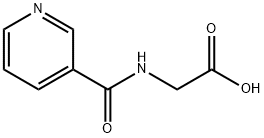 烟酰甘氨酸, 583-08-4, 结构式