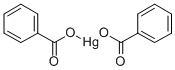 二安息香酸水銀(II) 化学構造式