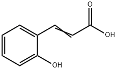 邻羟基肉桂酸(邻香豆酸), 583-17-5, 结构式